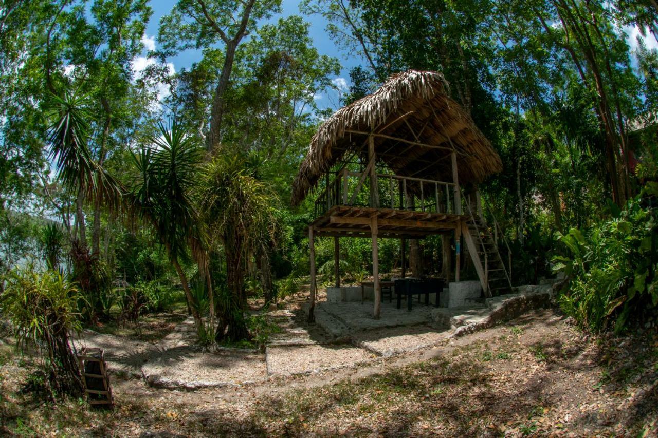 Ecolodge El Sombrero Laguna Yaxha Exterior photo